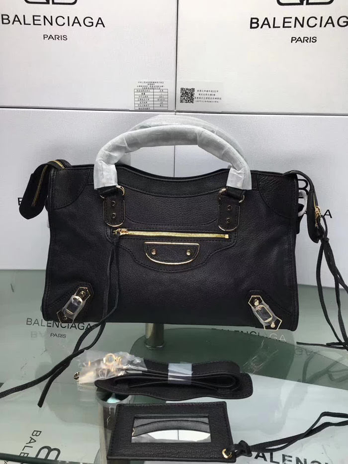 BALENCIAG巴黎世家 新款 小金釘 原版義大利進口山羊皮 手提單肩斜挎包  BL1008